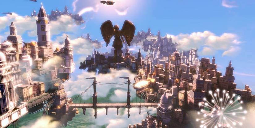 bioshock statue of columbia open world