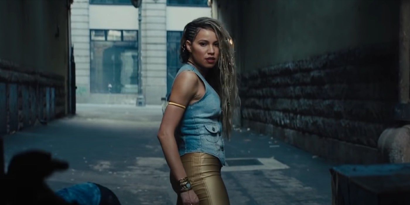 Jurnee Smollett as Black Canary in Birds of Prey