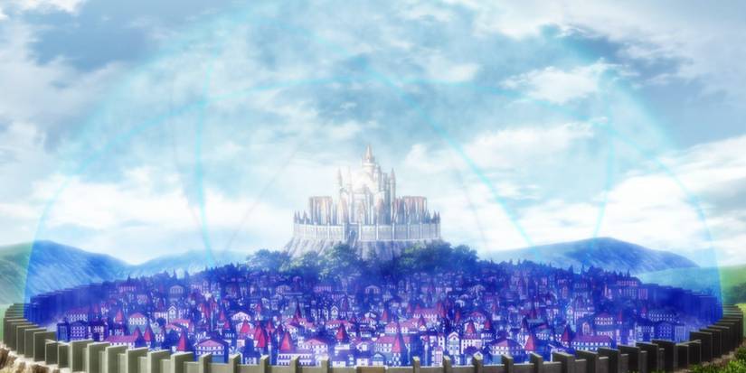 magical shield protecting the capital city.