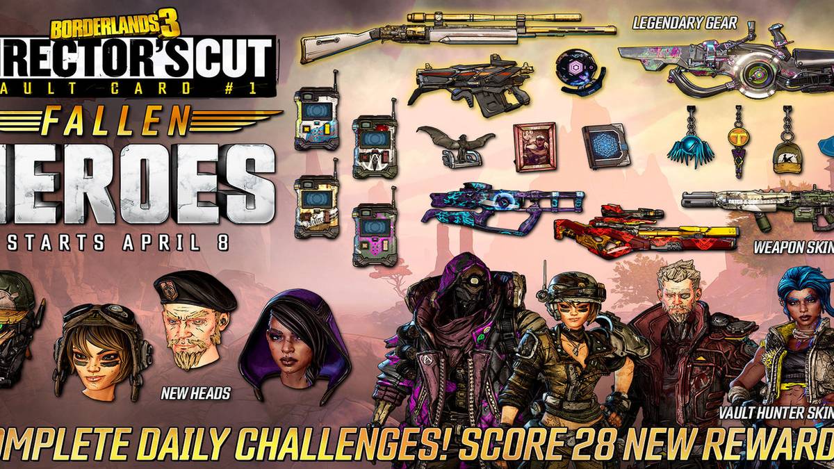 borderlands 3 fallen heroes items