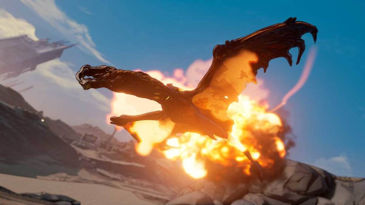 borderlands 3 phoenix mini boss flying