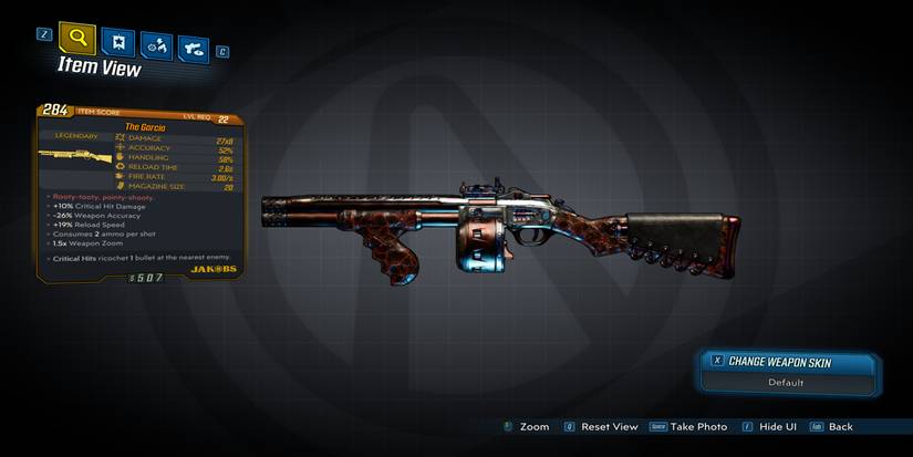 borderlands 3 the garcia shotgun