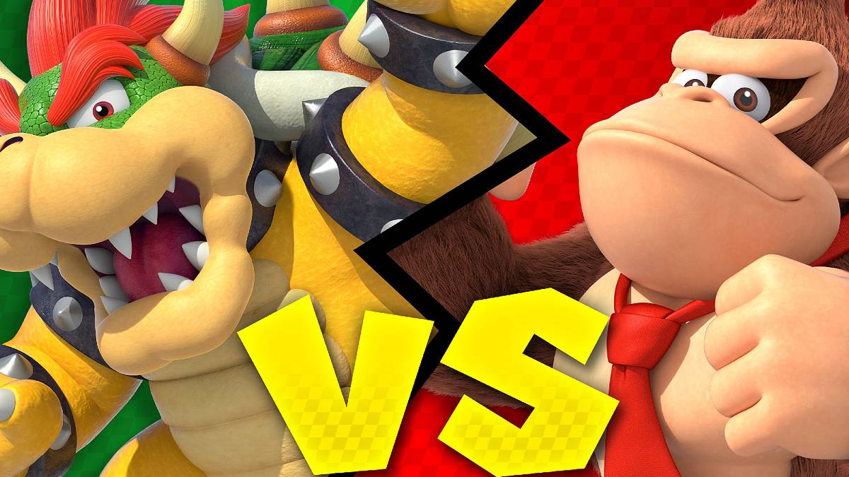 Bowser vs Donkey Kong Mario Kart Tour Event