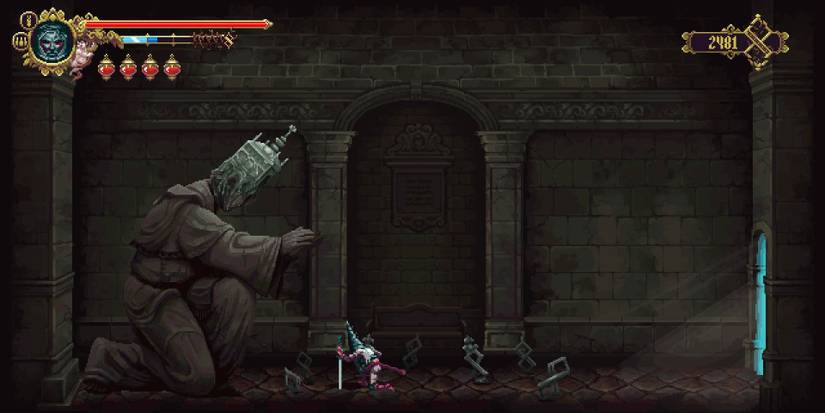 statue that can remove the weight of guilt.