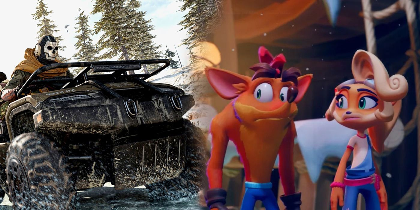 Crash Bandicoot and Call of Duty Warzone