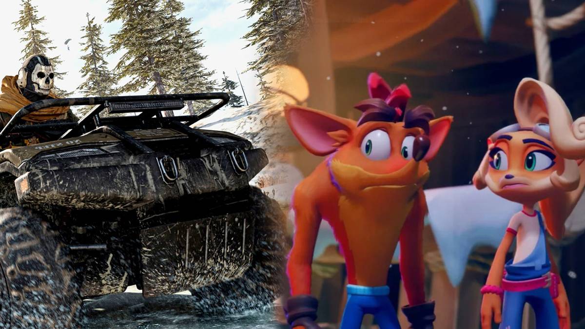 Crash Bandicoot and Call of Duty Warzone