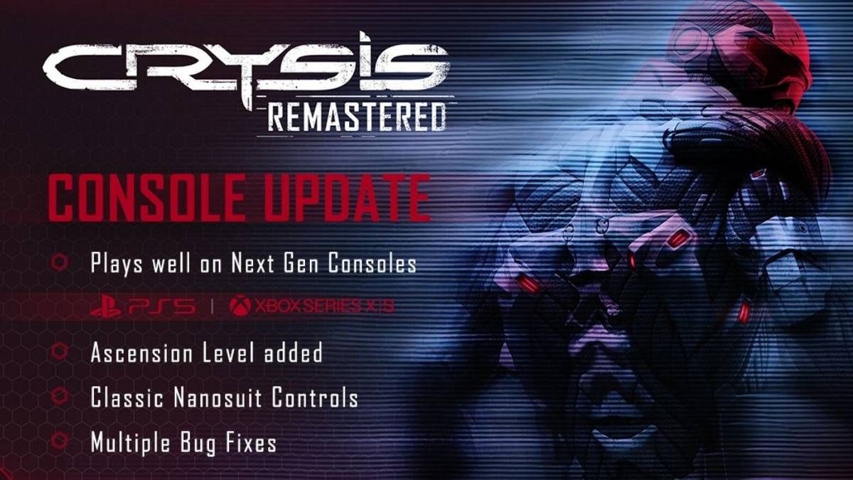 Crysis Remastered gets PS5 Xbox Series X|S update