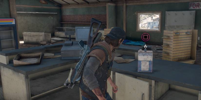 deacon looking at kerosene