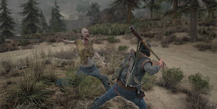 deacon swinging bat at freak