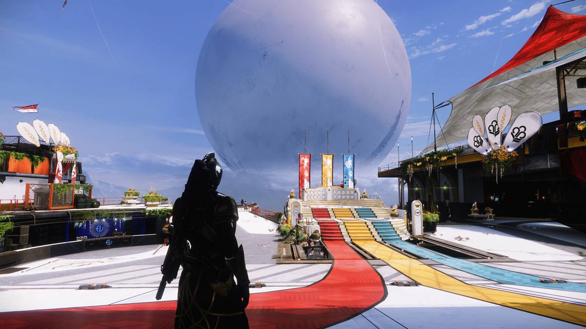 guardian olympics event decorations in tower social hub