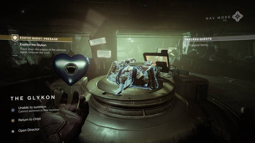 presage exotic mission dead scorn leader on surgical table