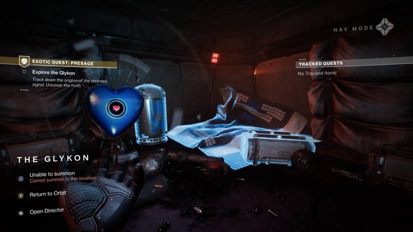 presage exotic mission scannable banner and tank in caiatl's colors