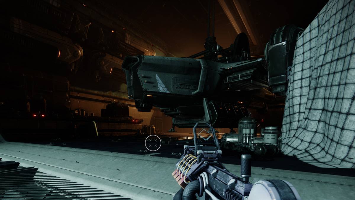 glykon cabal ship hangar in presage exotic mission