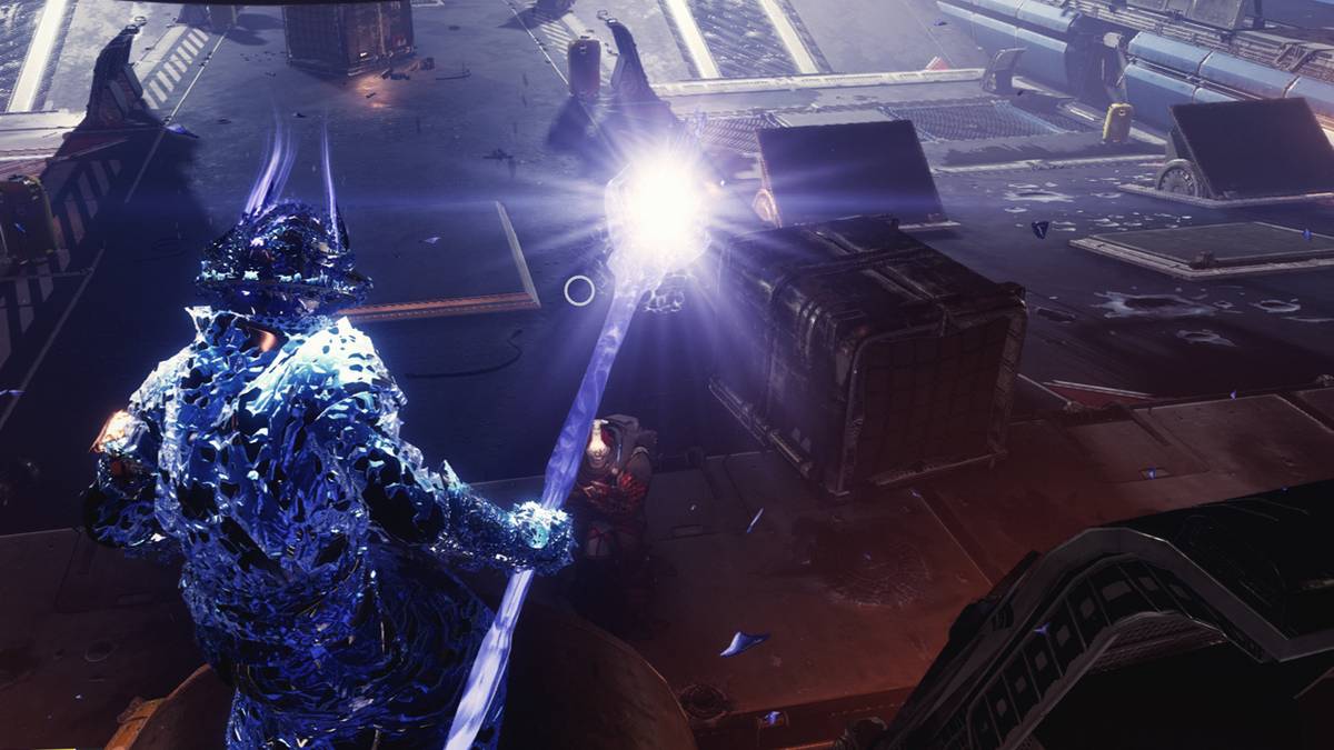 ice warlock player casting super in cabal strike