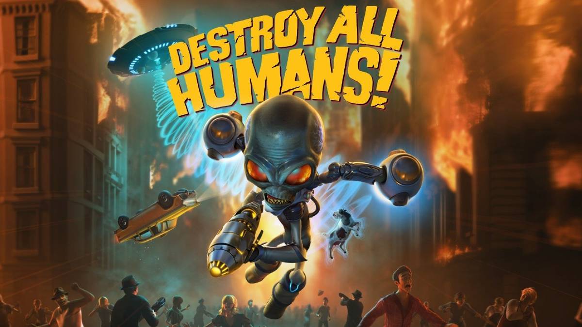 destroy all humans cover art