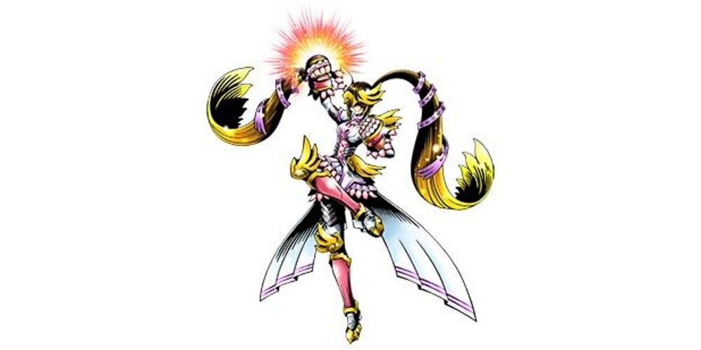 mega angelic digimon who is a close combat specialist.