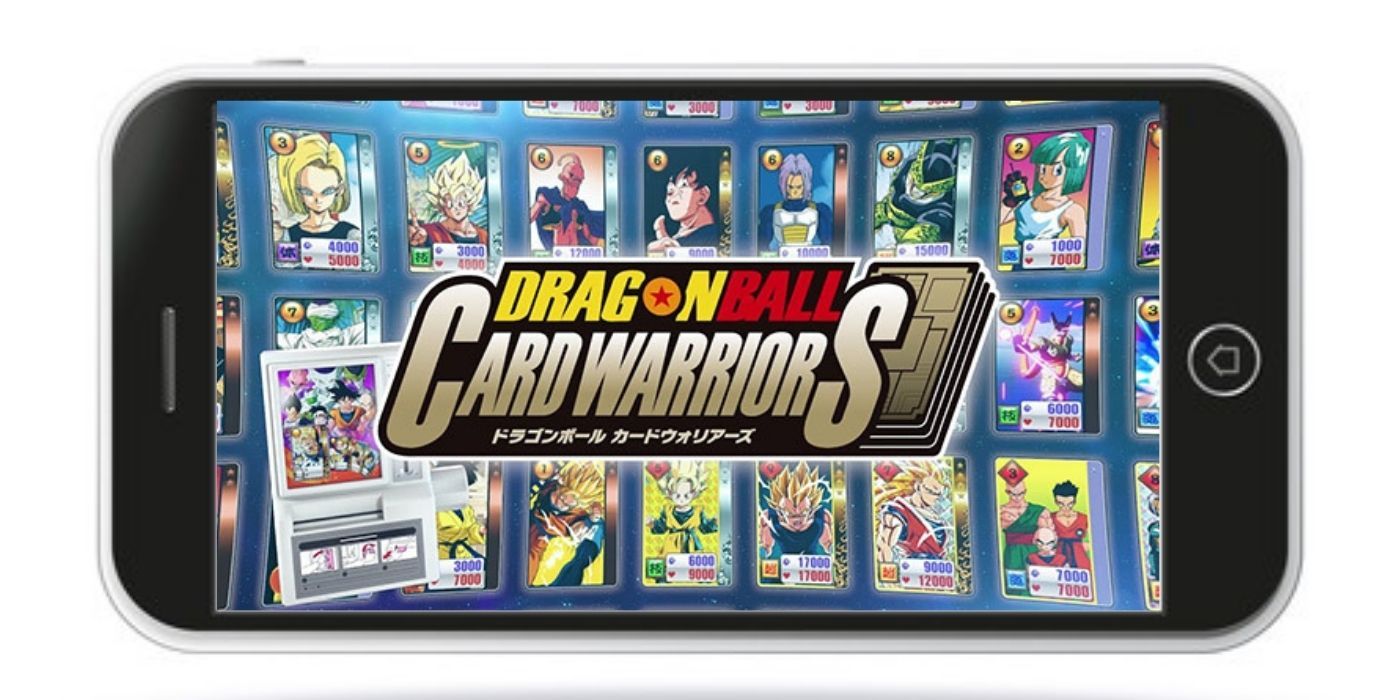 Dragon Ball Card Warriors on phone