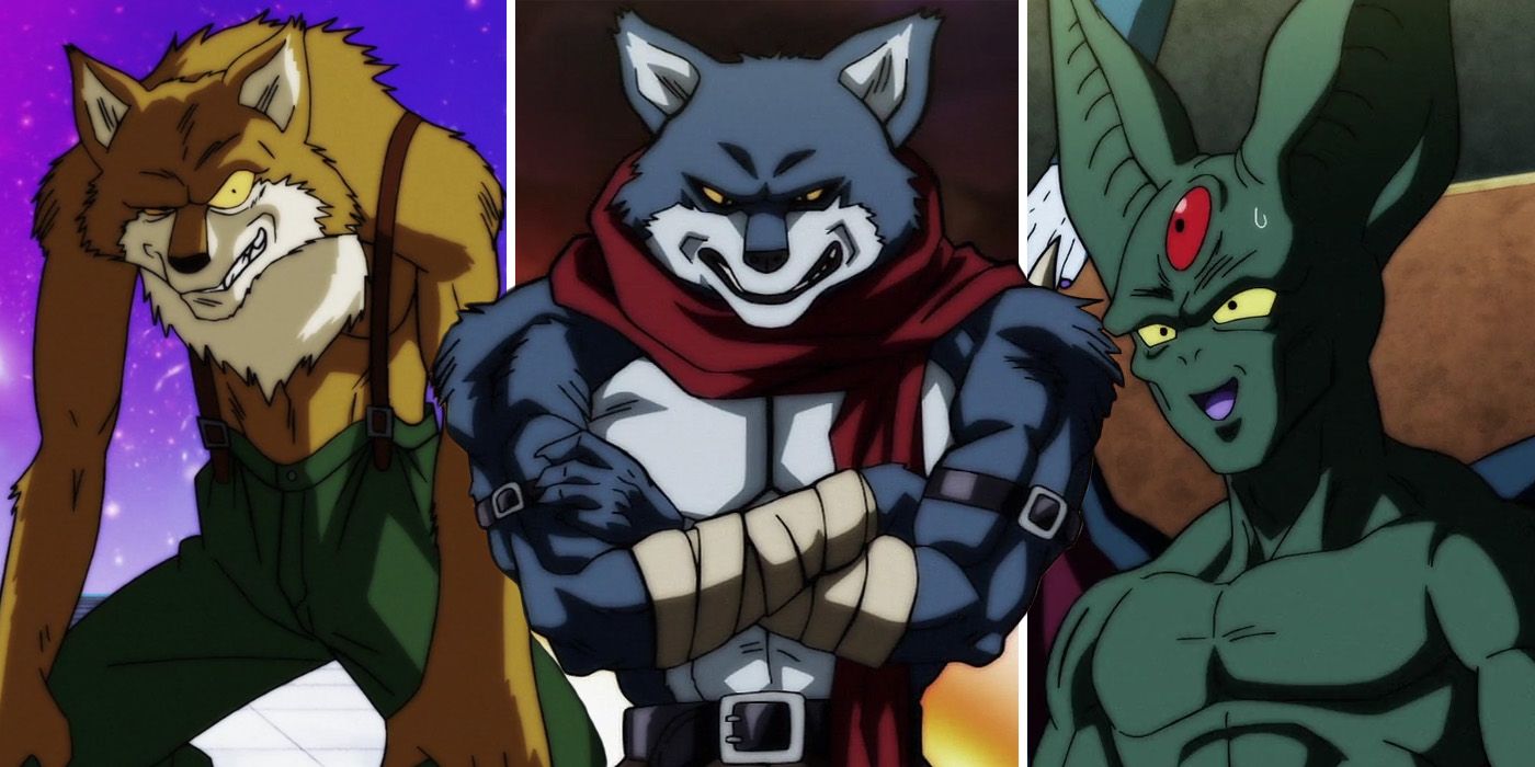 Lavender, Bergamo and Roselle from the Universe 9 team in Dragon Ball Super