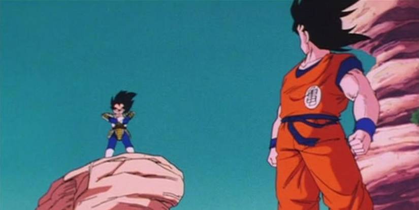 Goku Versus Vegeta in Dragon Ball Z
