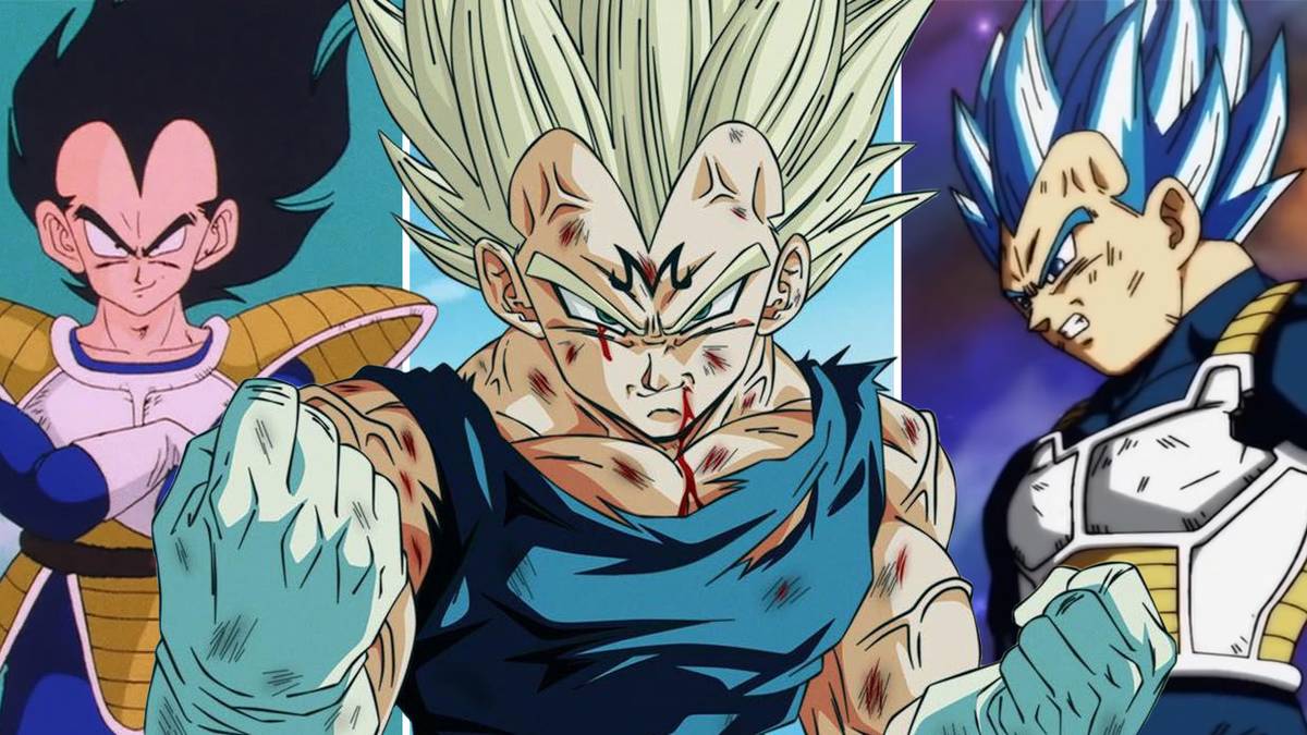 Vegeta in Dragon Ball Z and Dragon Ball Super