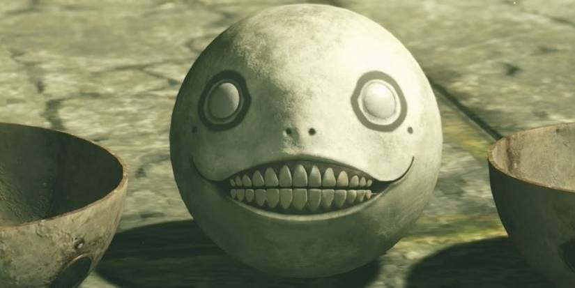 Emil head in NieR Automata