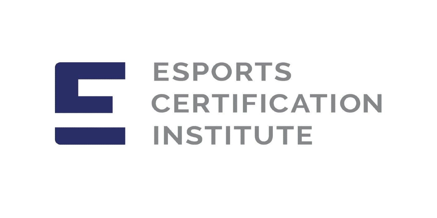the logo for esports certification institute