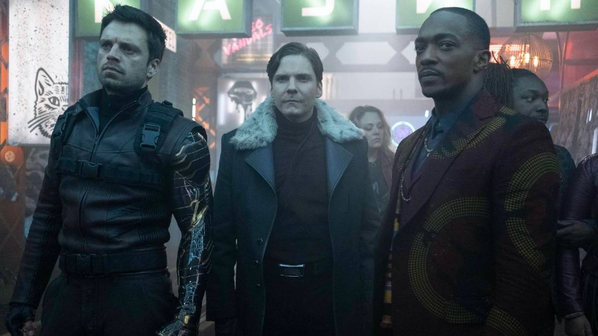 Bucky, Zemo, and Sam in The Falcon and the Winter Soldier