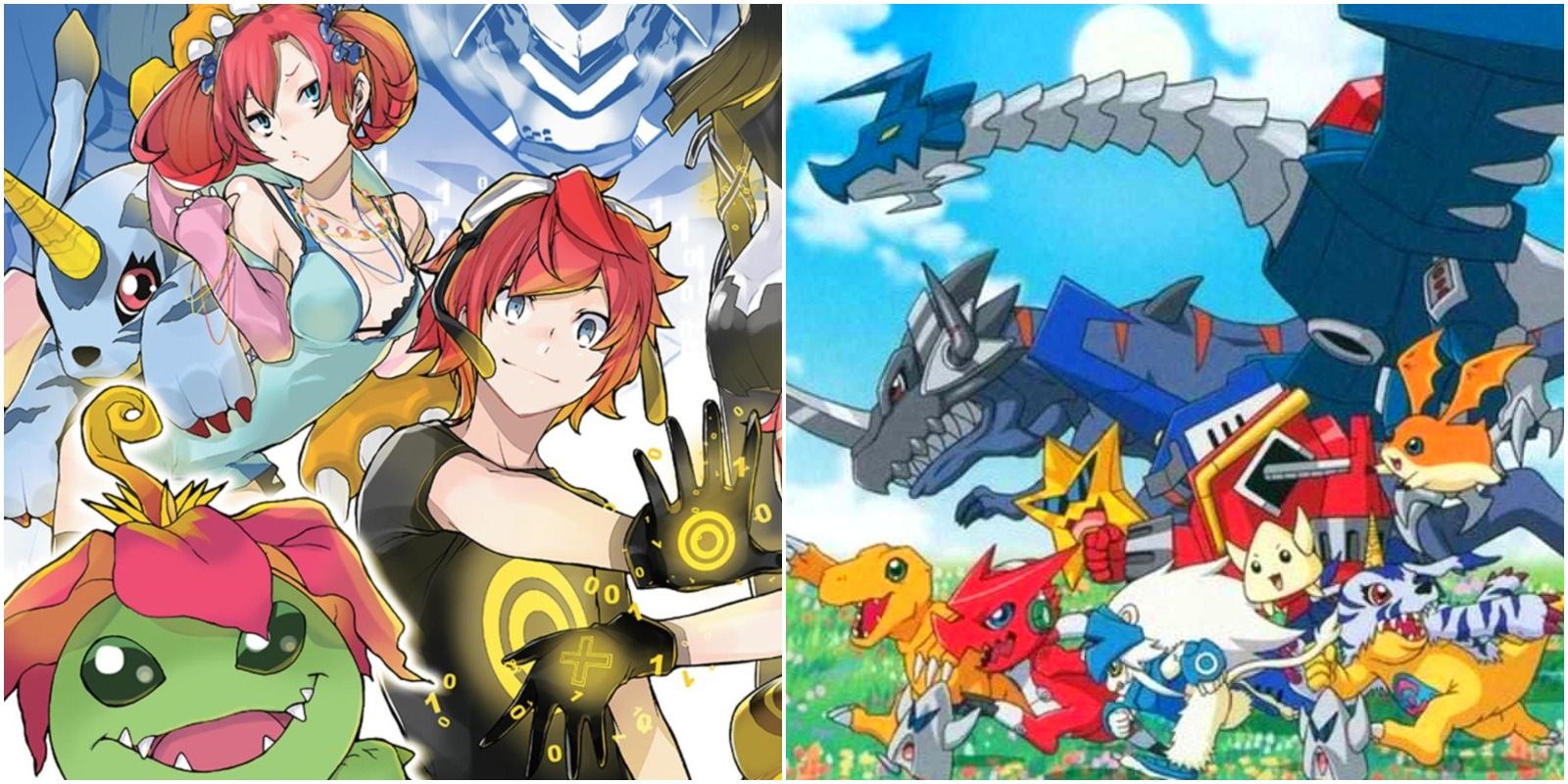 art from digimon story cyber sleuth and another japan only digimon game.