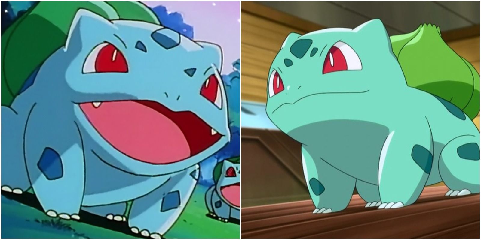 2 different bulbasaurs from the anime.
