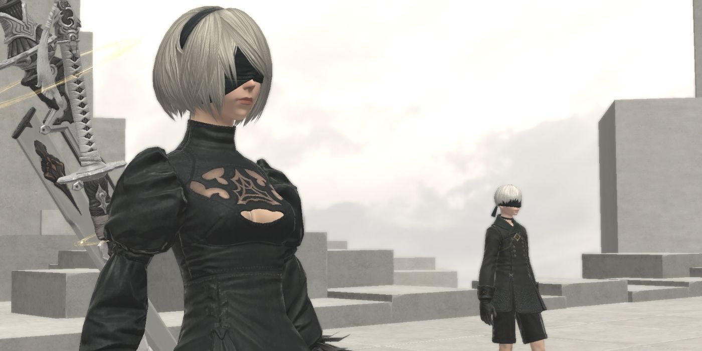 Final Fantasy 14: How to Get 2B and 9S Hairstyle
