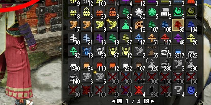 monster hunter rise inventory full of items