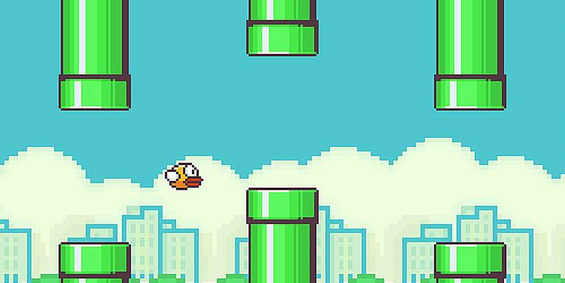 Flappy Bird pipes