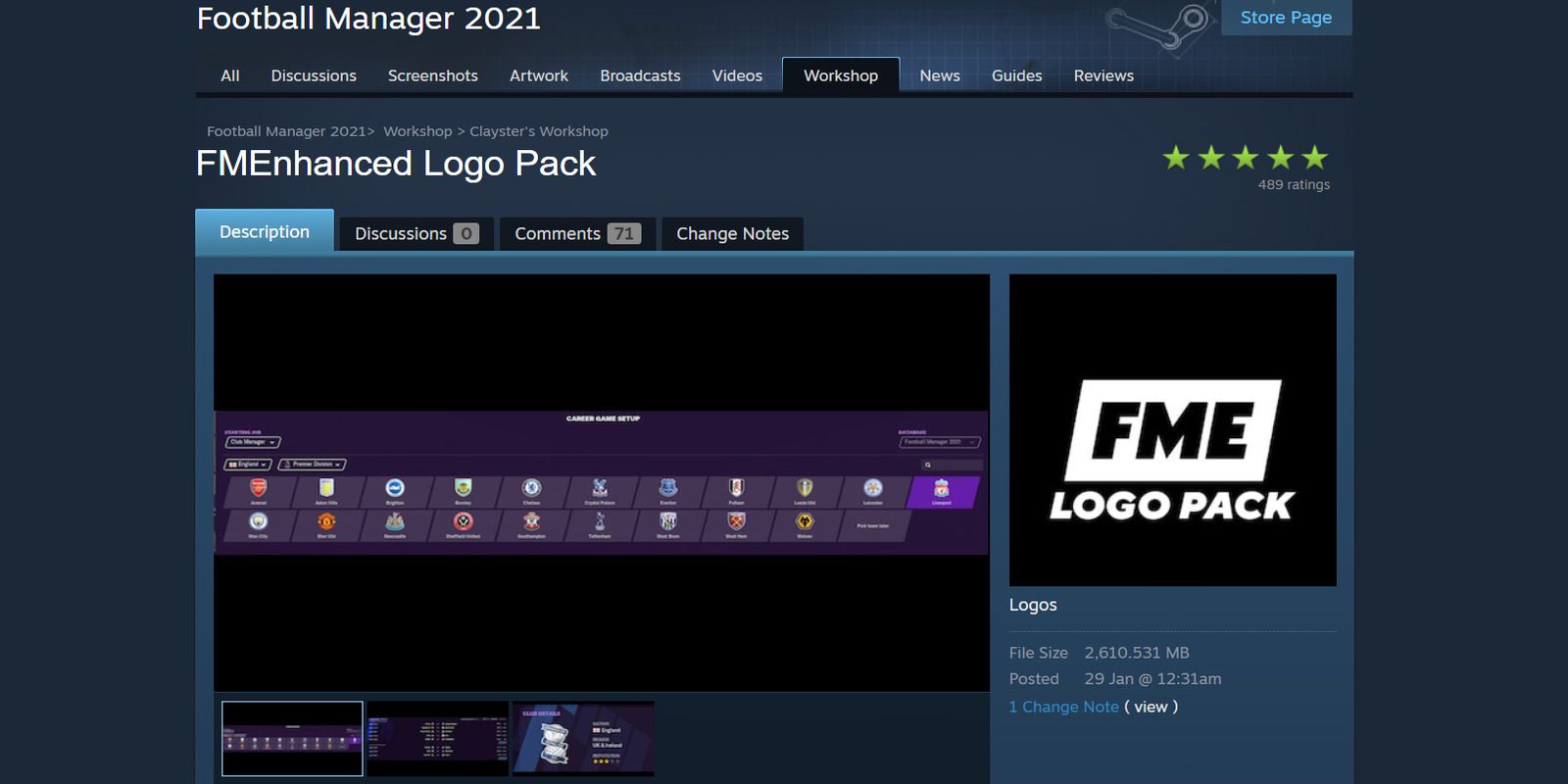 Logo Pack mod - Football Manager 21