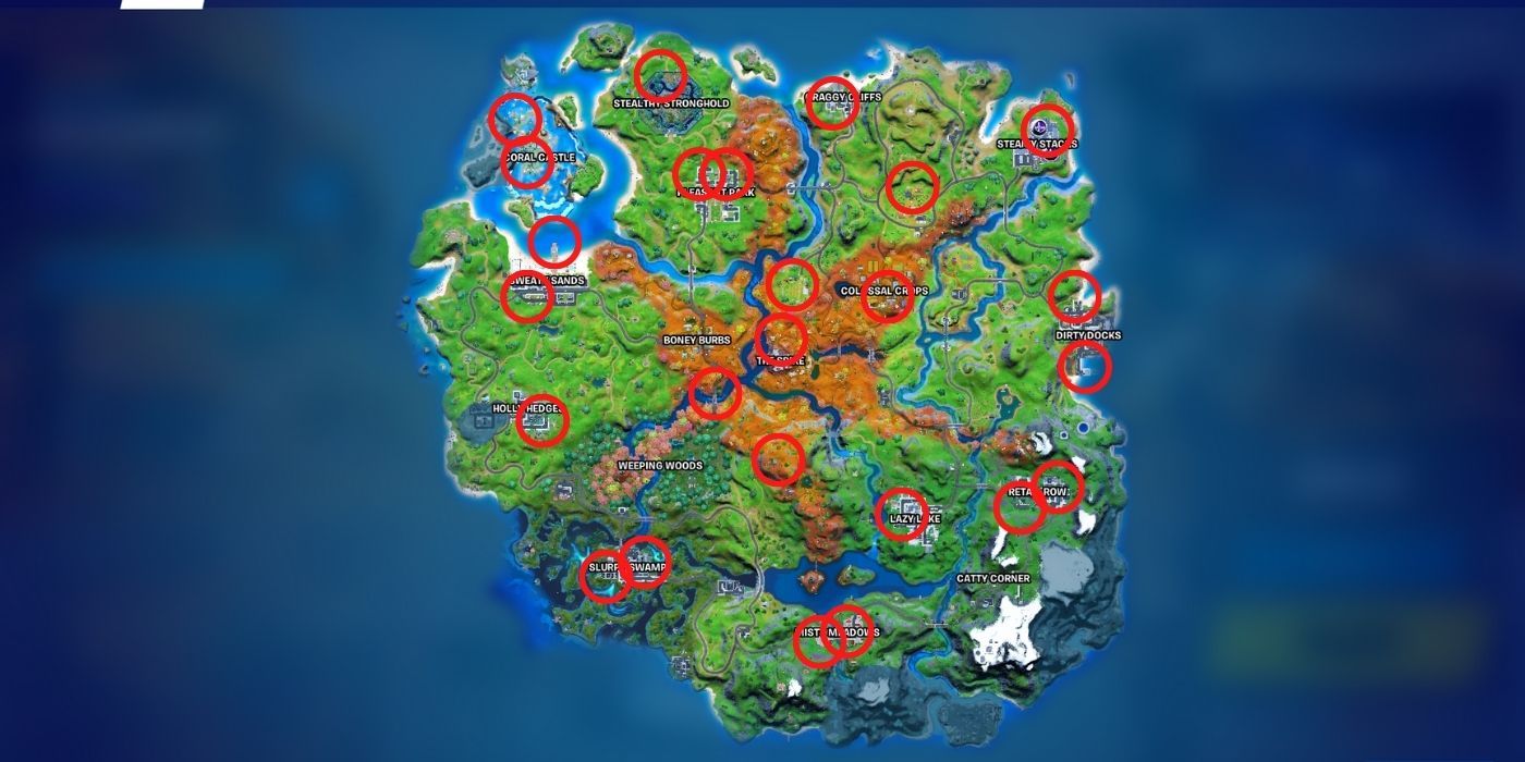fortnite season 6 map hidden safe locations