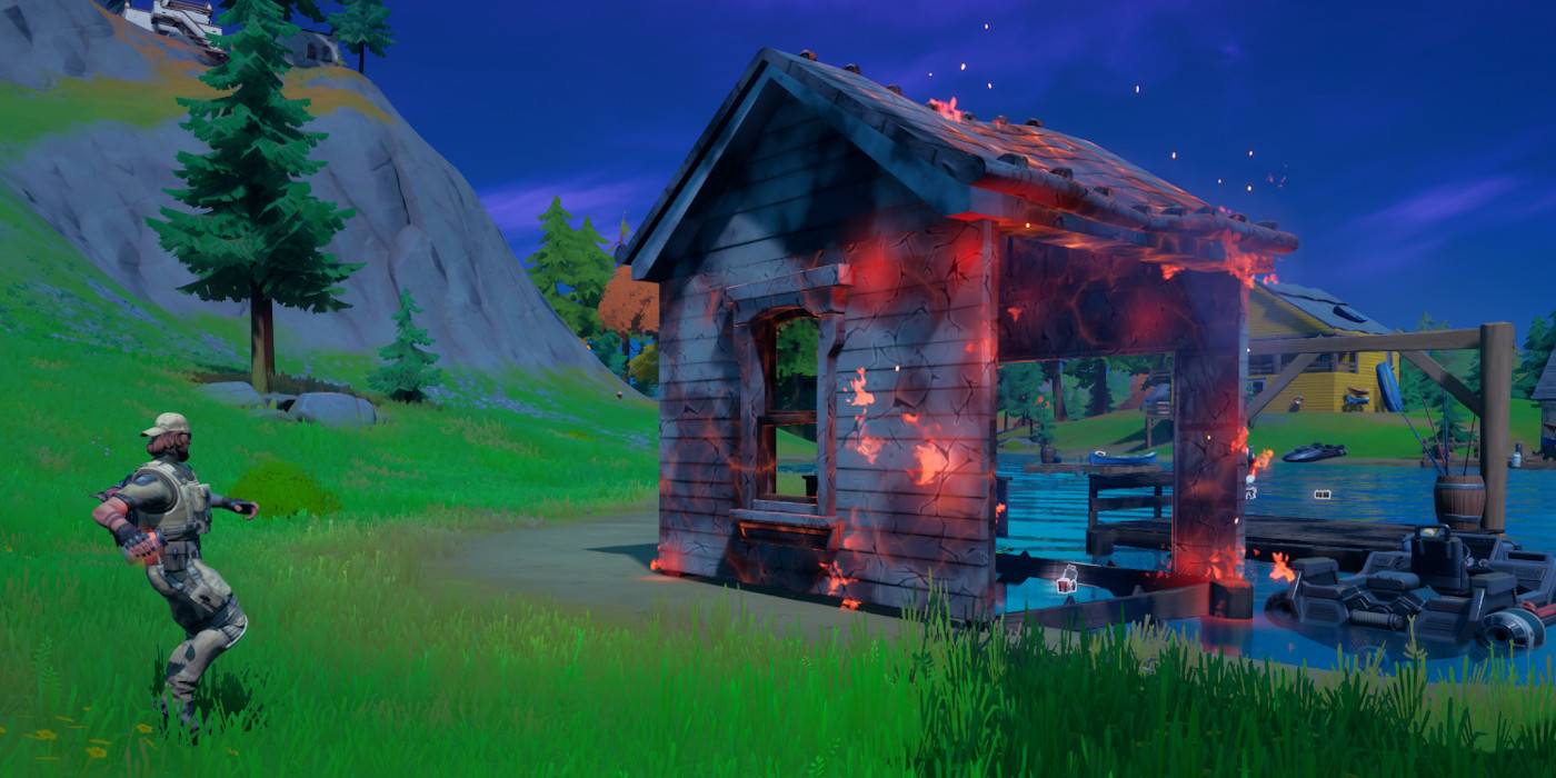 Fortnite How To Fix Set Structures On Fire Challenge
