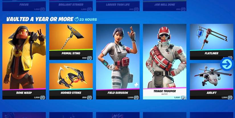 fortnite vaulted year or more shop epic games