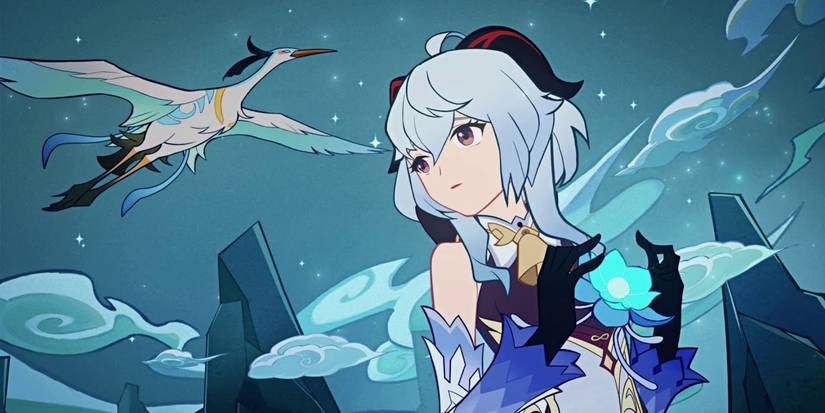 genshin impact ganyu story quest image official artwork adepti cloud retainer