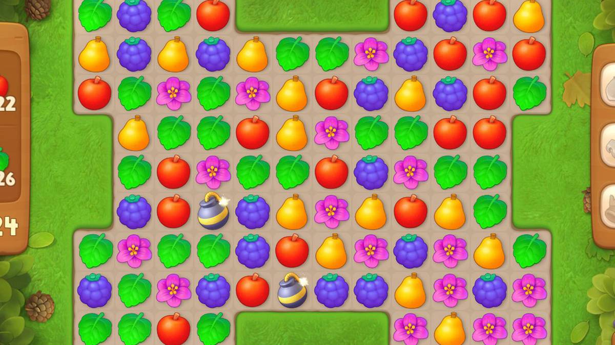 Mobile Game Gardenscapes misleading