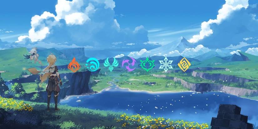 artowkr of traveler looking over lake