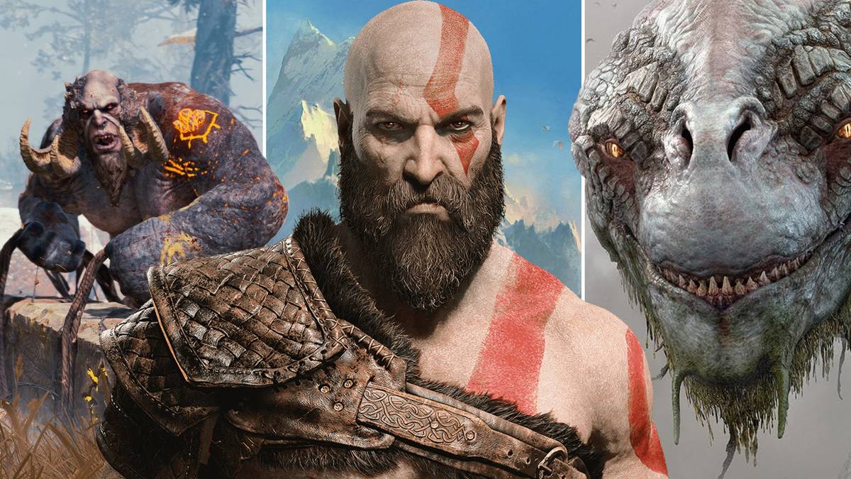 Kratos and some of the fantasy elements from God of War