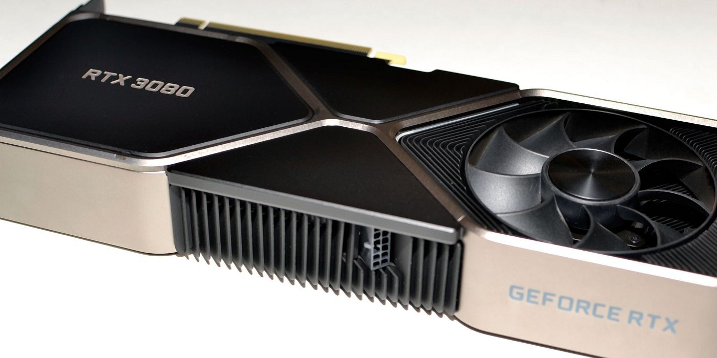 Photo of an Nvidia RTX 3080 GPU.
