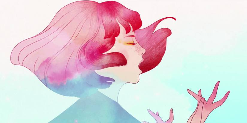 gris singing watercolor platformer game