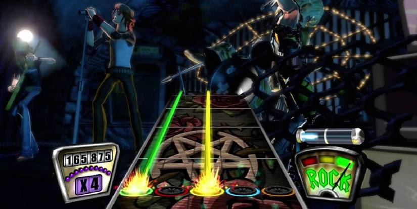 playing a great punk song by the band rancid.