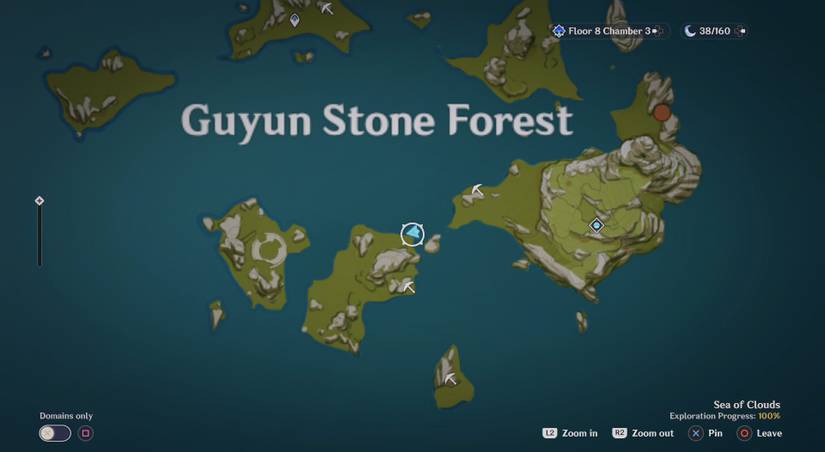 guyun stone forest map