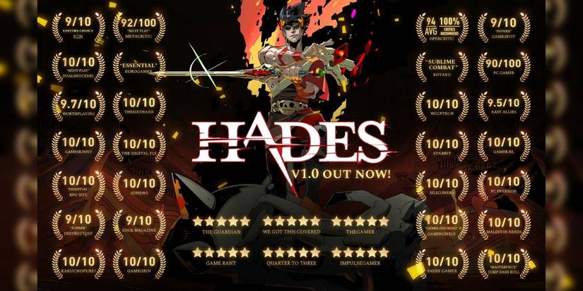 hades art with several review scores