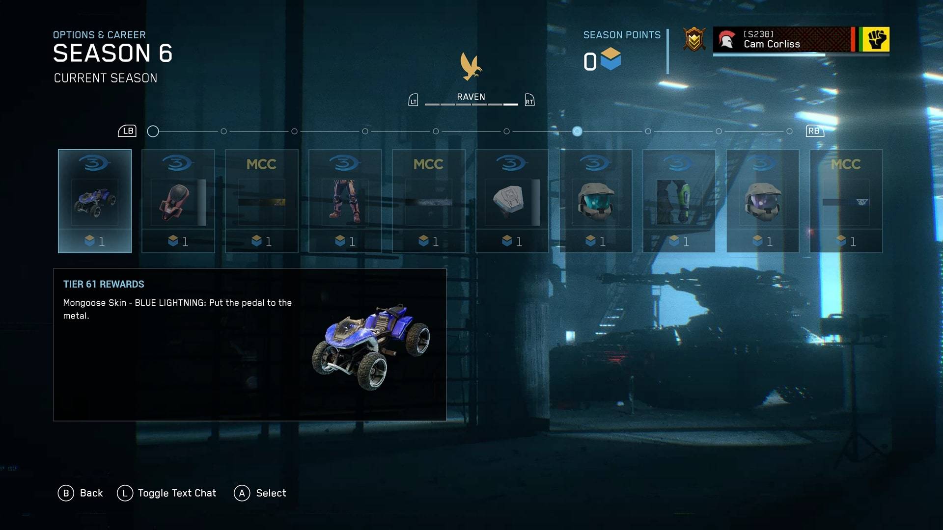 Halo Master Chief Collection Season 6 Reward Tiers And Unlocks