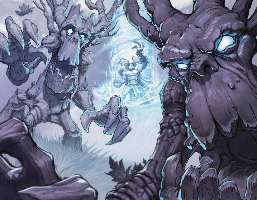 hearthstone force of nature spell card art