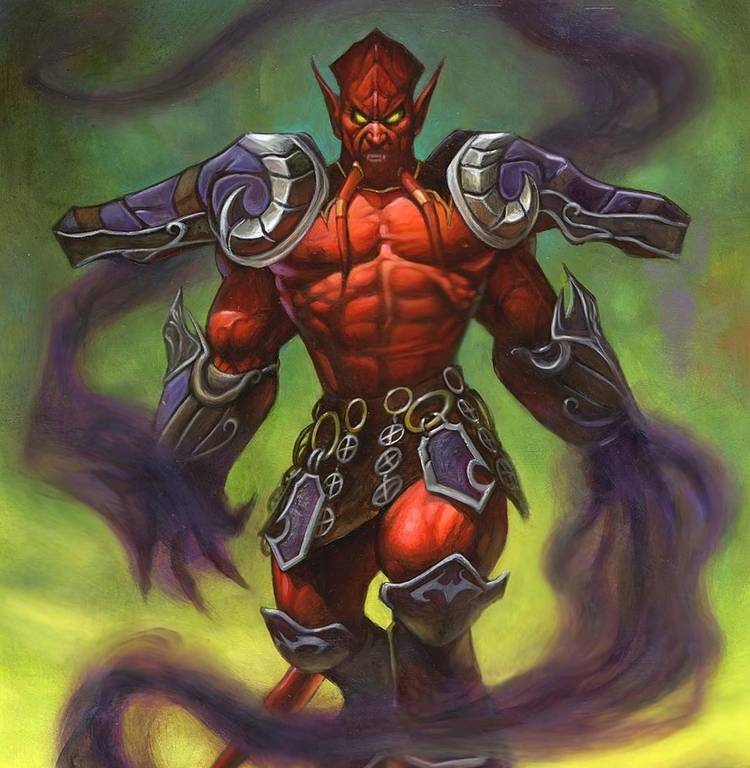 hearthstone official lord jaraxxus card art
