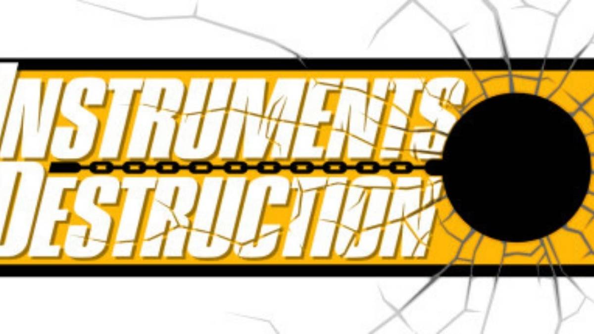 Instruments of Destruction new indie game logo key art