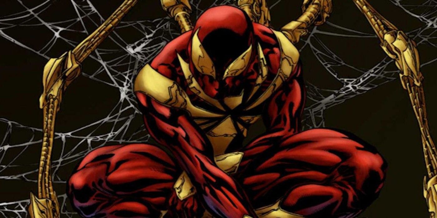 iron spider marvel comics suit